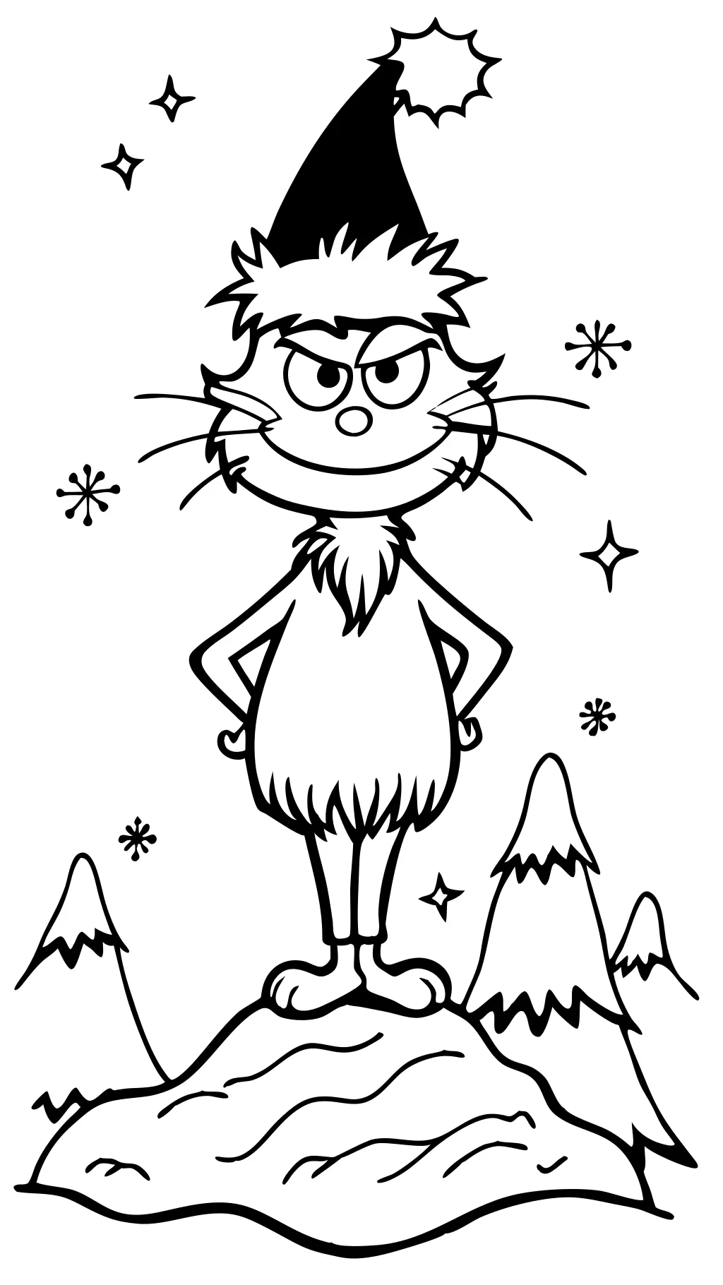 mr grinch coloring pages